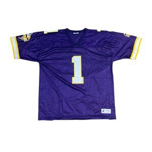 Vintage Logo Athletic Warren Moon Minnesota Vikings NFL Jersey #1 Size XXL